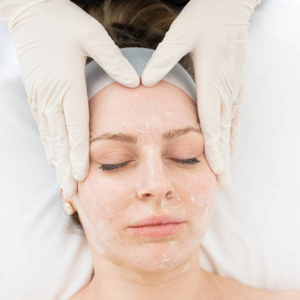 Woman receiving a dermal therapy treatment.
